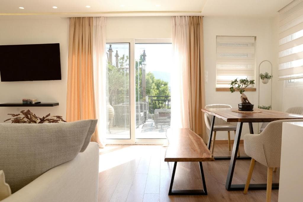 Living room with panoramic views